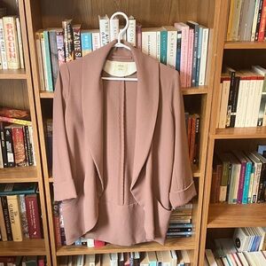 Aritzia Wilfred Chevalier Blazer in Taupe